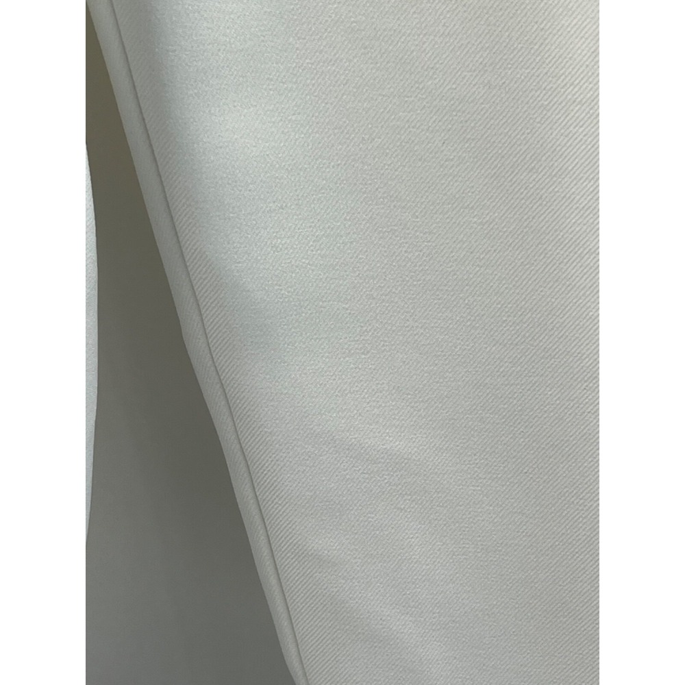 Alfred Dunner Cropped Pants Women's Sz 12 White 3 Button Leg Accents Stretch - Picture 2 of 12